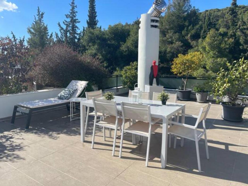 Athens Lycabettus Hill Penthouse, Private Roof Garden & Pool Apartment ภายนอก รูปภาพ