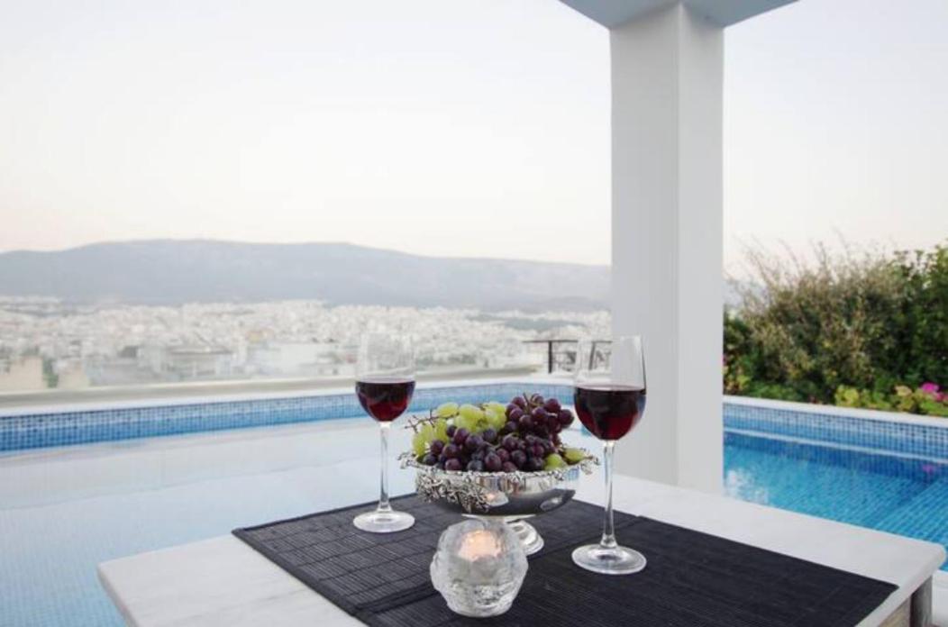 Athens Lycabettus Hill Penthouse, Private Roof Garden & Pool Apartment ภายนอก รูปภาพ