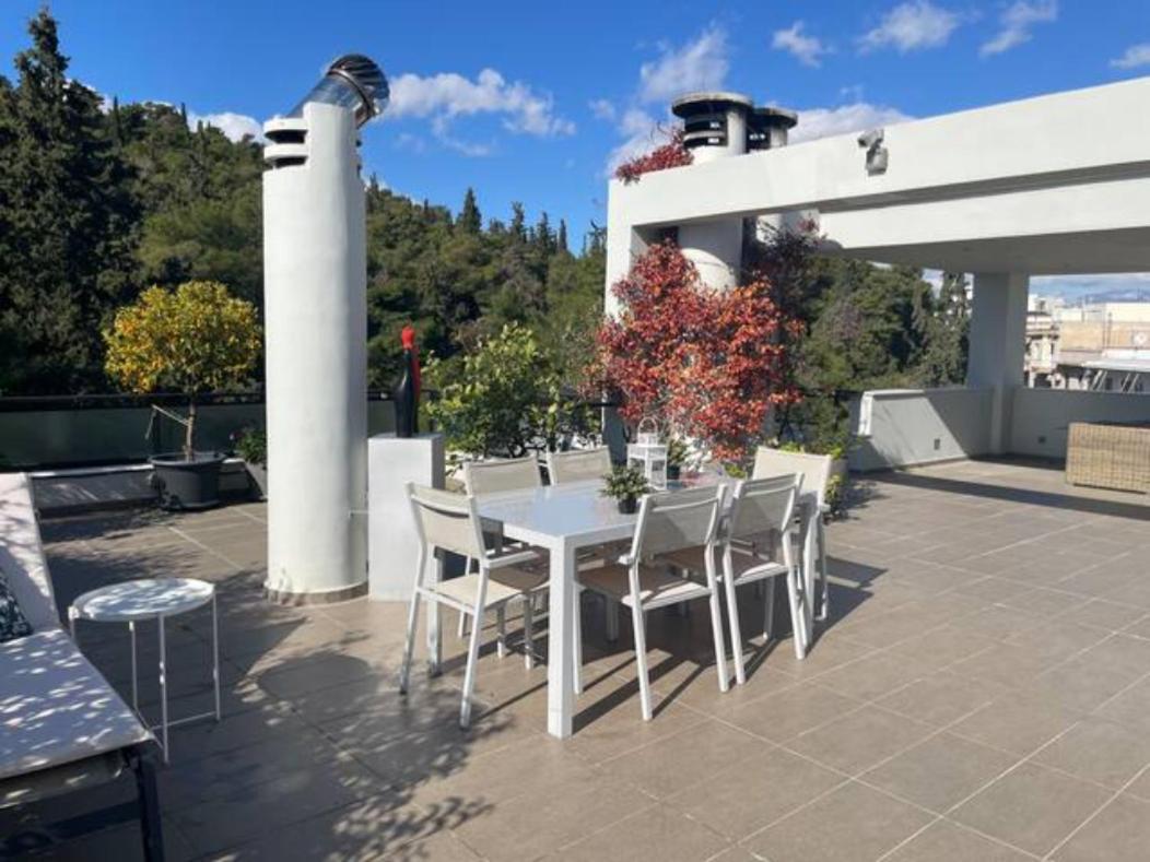 Athens Lycabettus Hill Penthouse, Private Roof Garden & Pool Apartment ภายนอก รูปภาพ