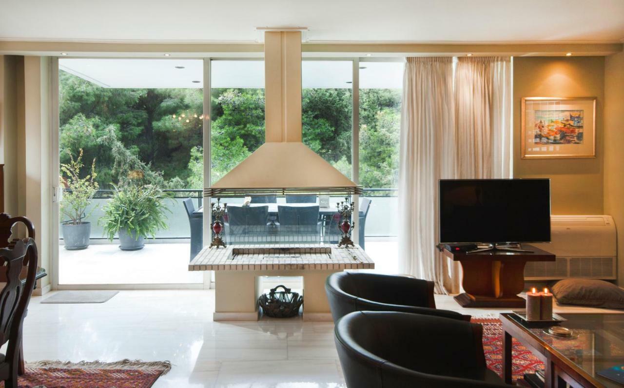 Athens Lycabettus Hill Penthouse, Private Roof Garden & Pool Apartment ภายนอก รูปภาพ