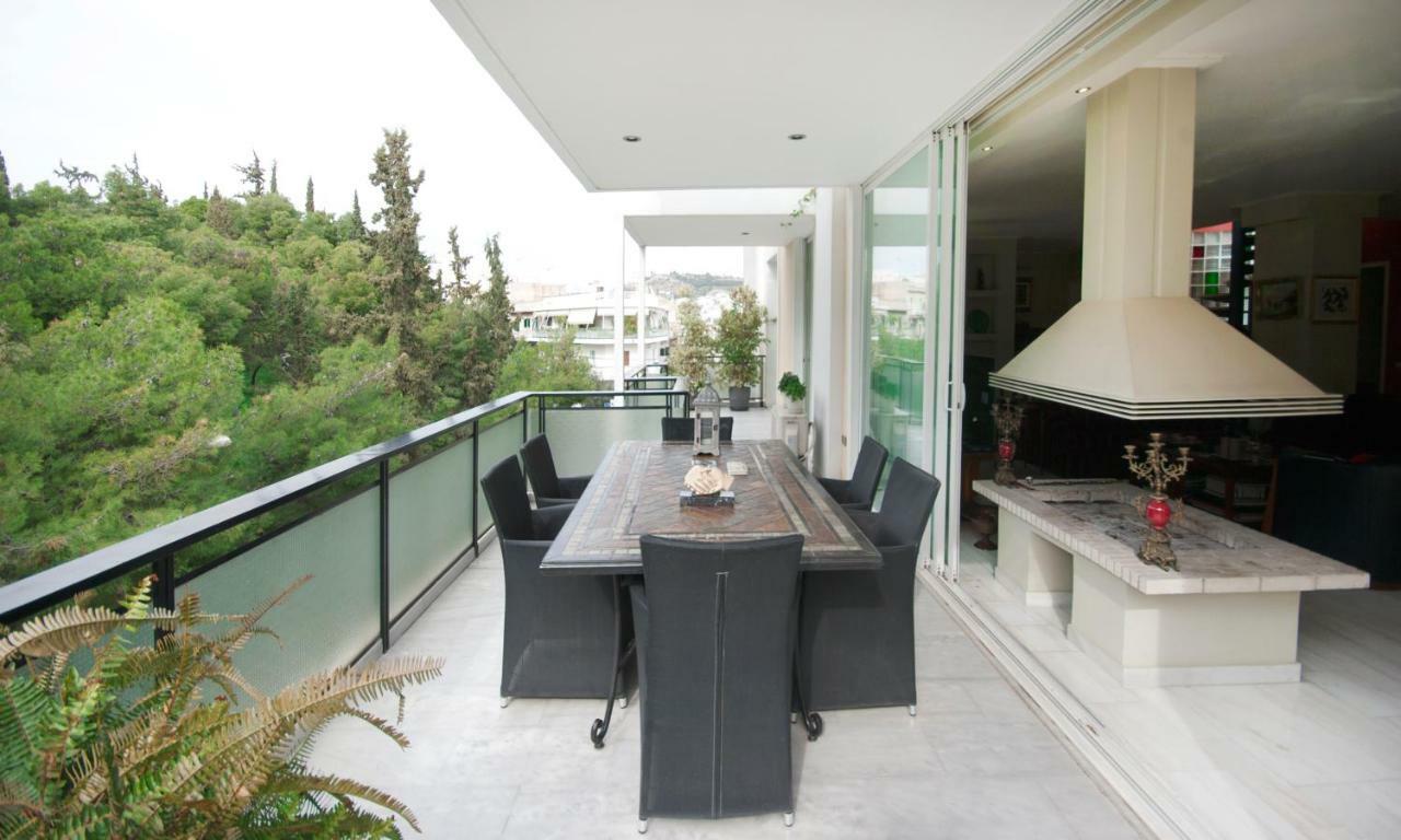 Athens Lycabettus Hill Penthouse, Private Roof Garden & Pool Apartment ภายนอก รูปภาพ
