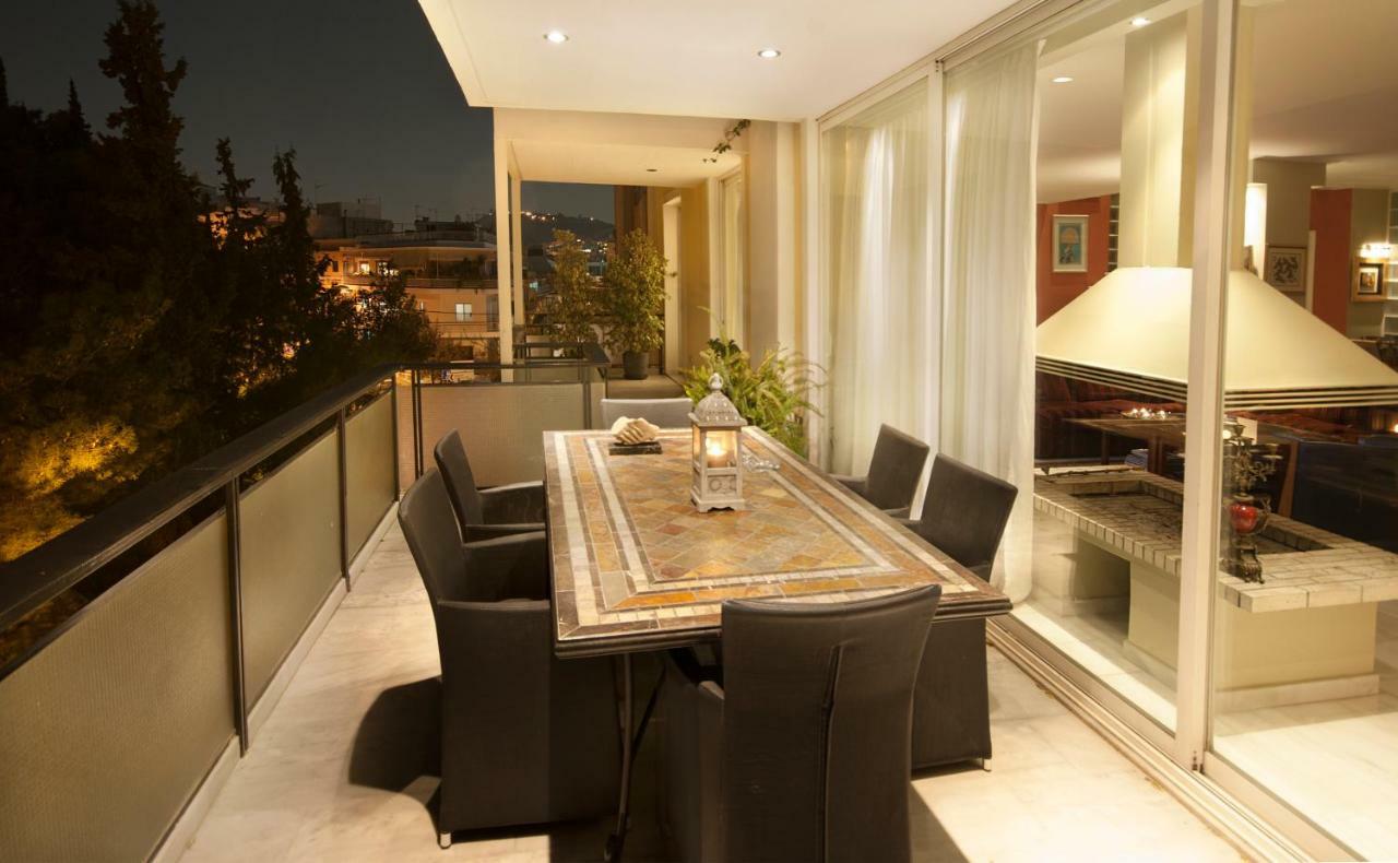 Athens Lycabettus Hill Penthouse, Private Roof Garden & Pool Apartment ภายนอก รูปภาพ